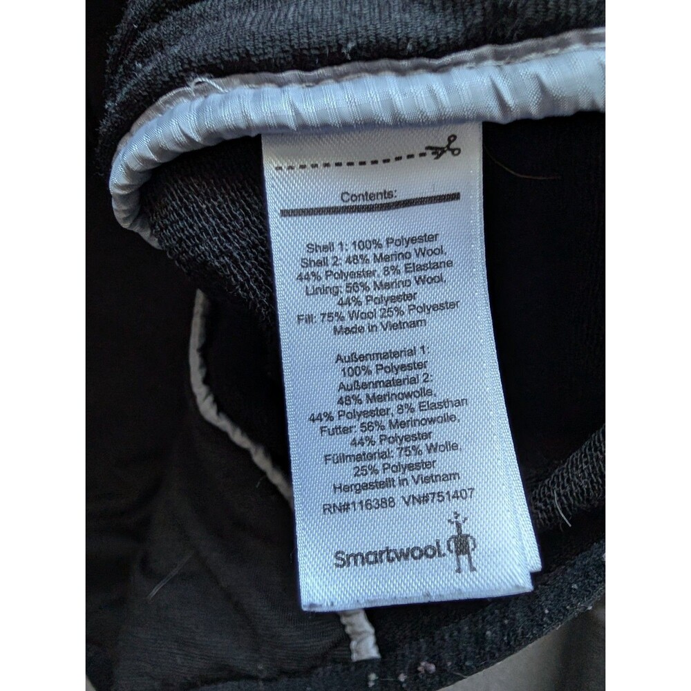 Smartwool Women’s XL Gray Merino Wool Insulated Hooded Full Zip Jacket - Picture 8 of 11